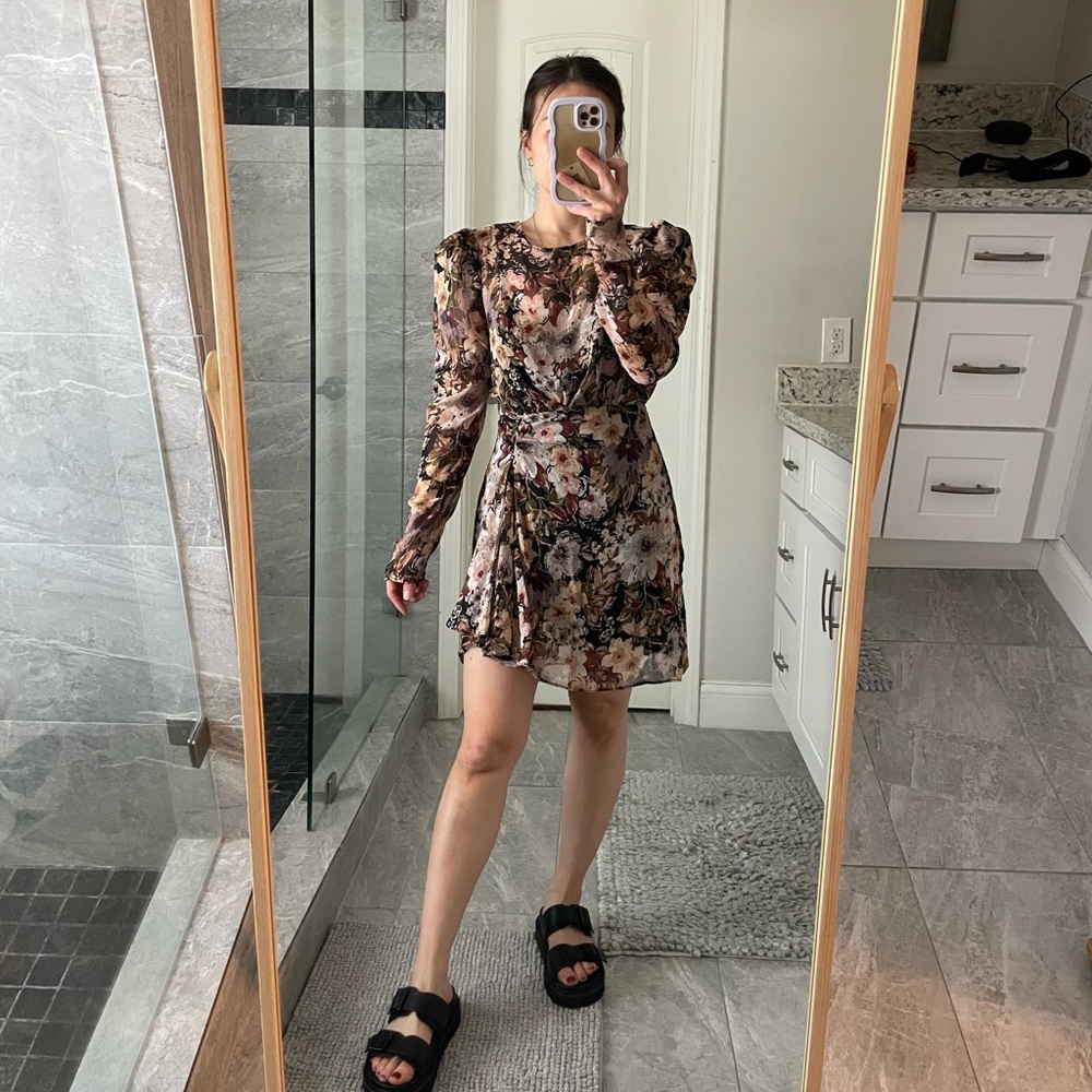 Cindy Floral dress astr